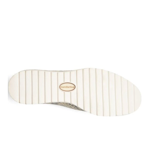 NEW COMFORTIVA Leather Ryen Comfort Slip On Sneakers women snake details 7253m0 - Picture 9 of 11